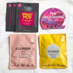Mask Bundle 🦄 Starskin Pink Holographic Nugg Face
